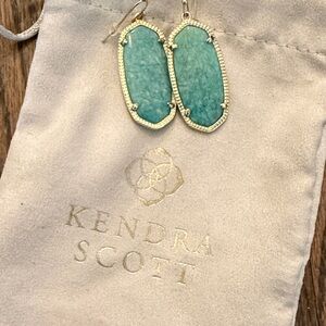 Authentic Kendra Scott Elle Drop Earrings - Turquoise